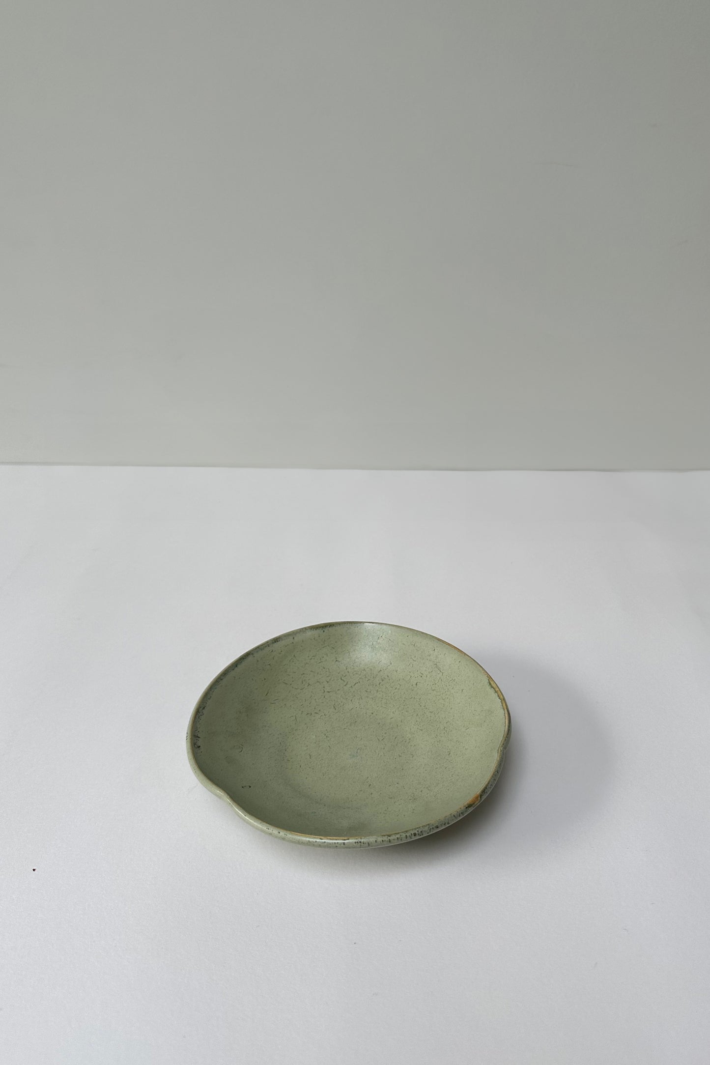 Green Three-petal Plate