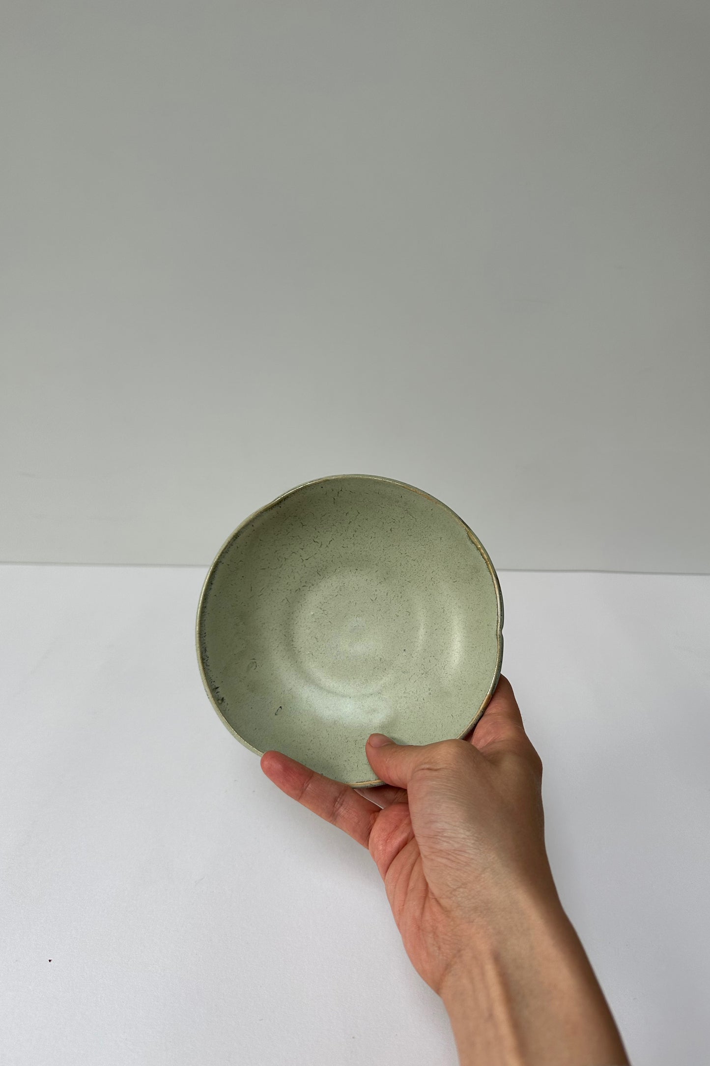 Green Three-petal Plate